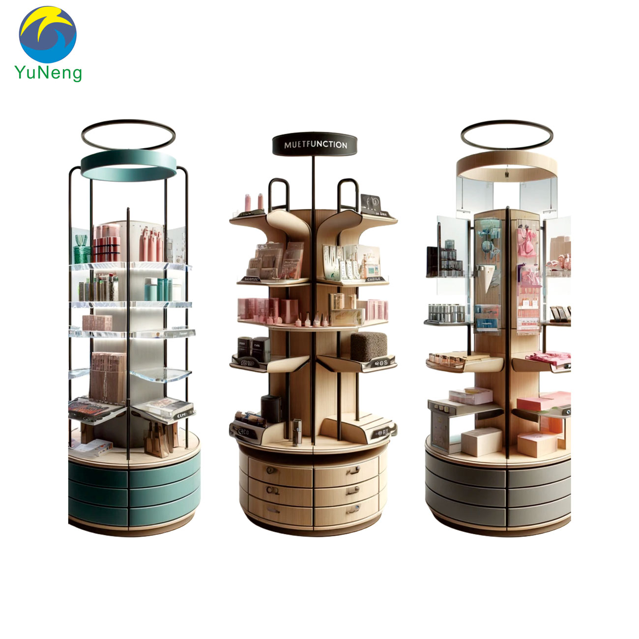 Multifunction display stands Rotating display stand