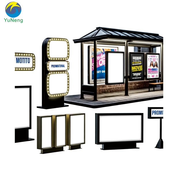 Bus stop News kiosk Bill light Outdoor advertising light boxes