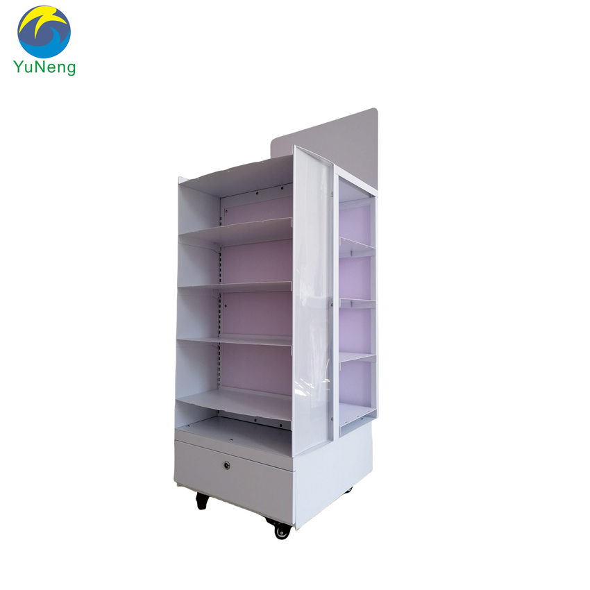 Rotating Outdoor Display Rack with Wheels